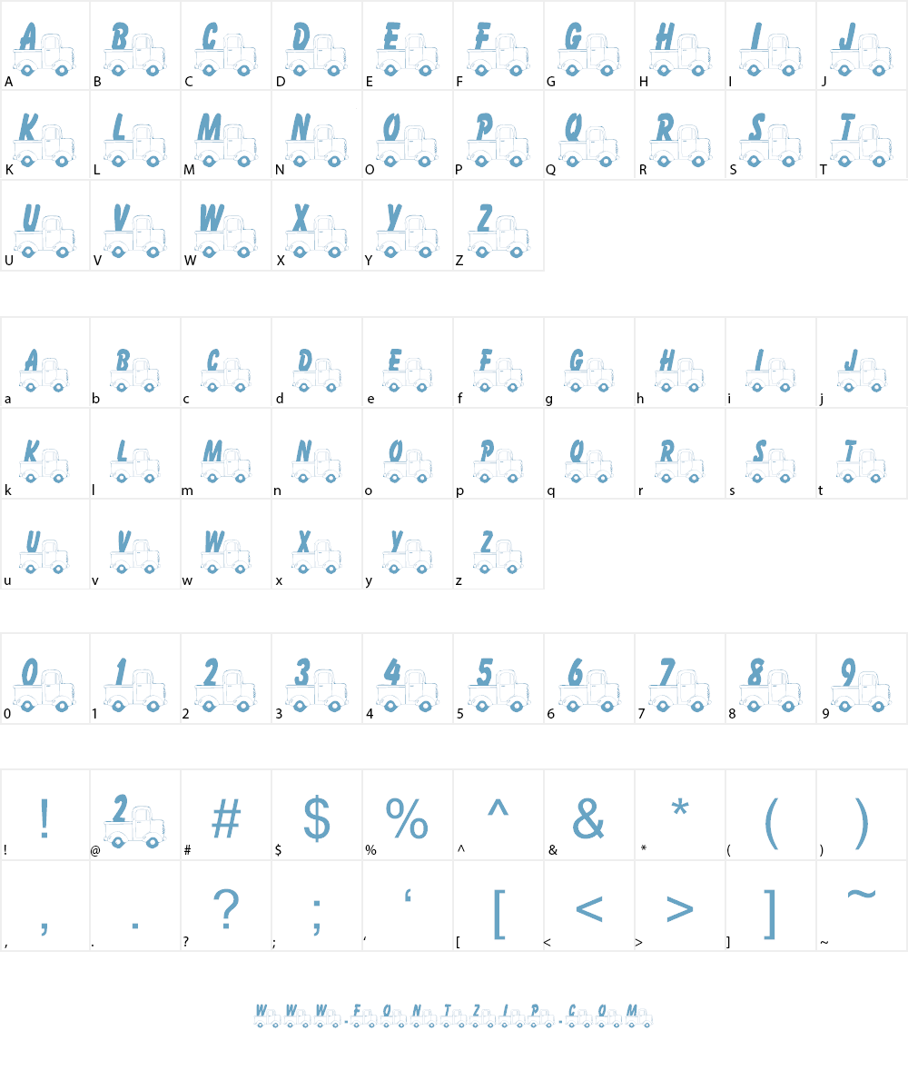 101 Lil Mikes Pup Font Character